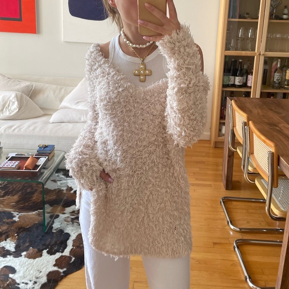 Kimchi Blue Fuzzy Sweater - Picture 1 of 3